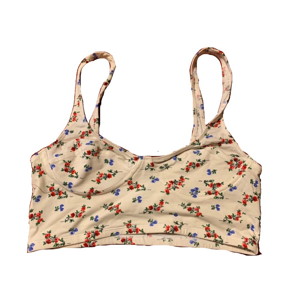 NWOT Urban Outfitters Floral Bralette Crop Top